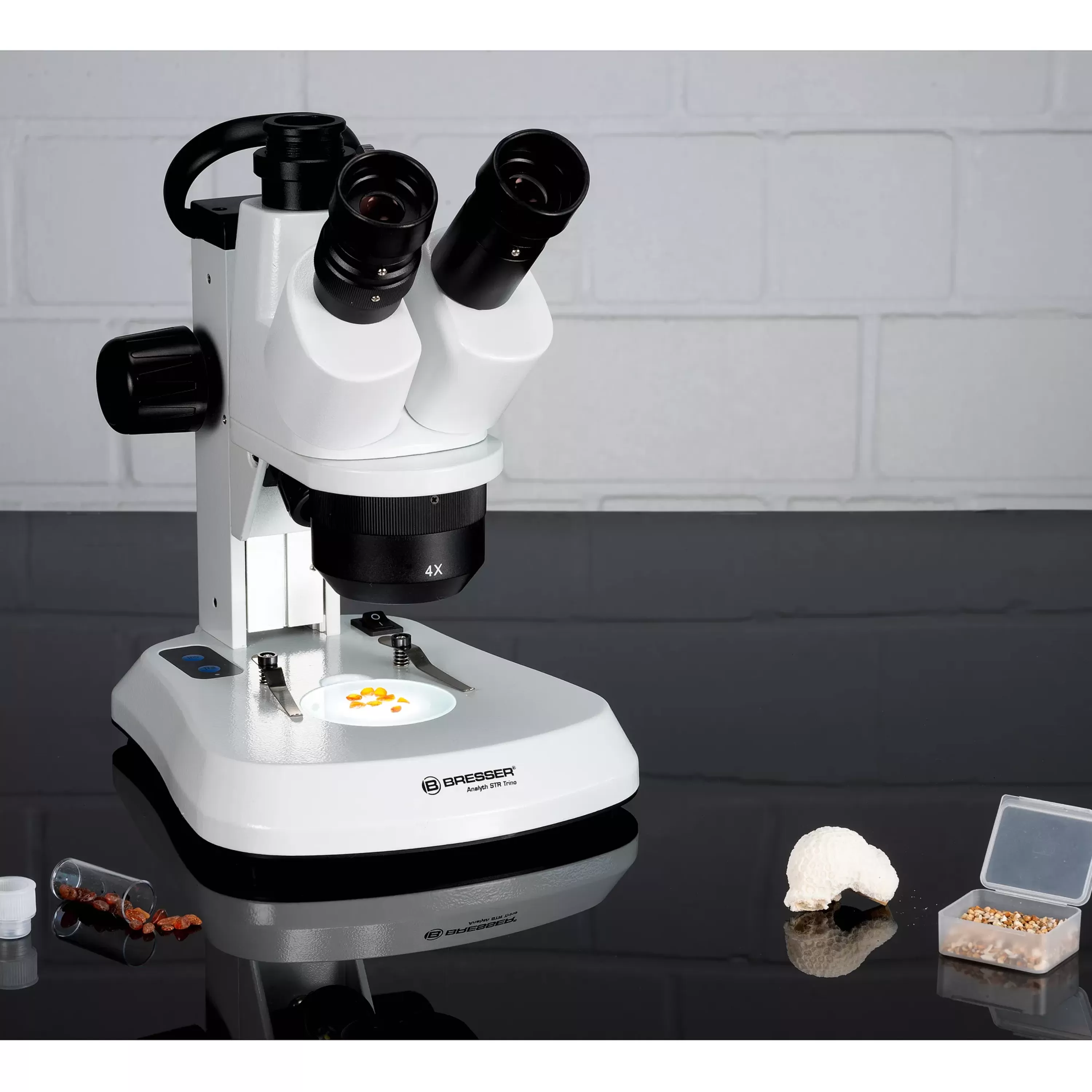 Sale Bresser Analyth STR Trino 10x - 40x trinokulares Stereo-Mikroskop mit Auf- und Durchlicht