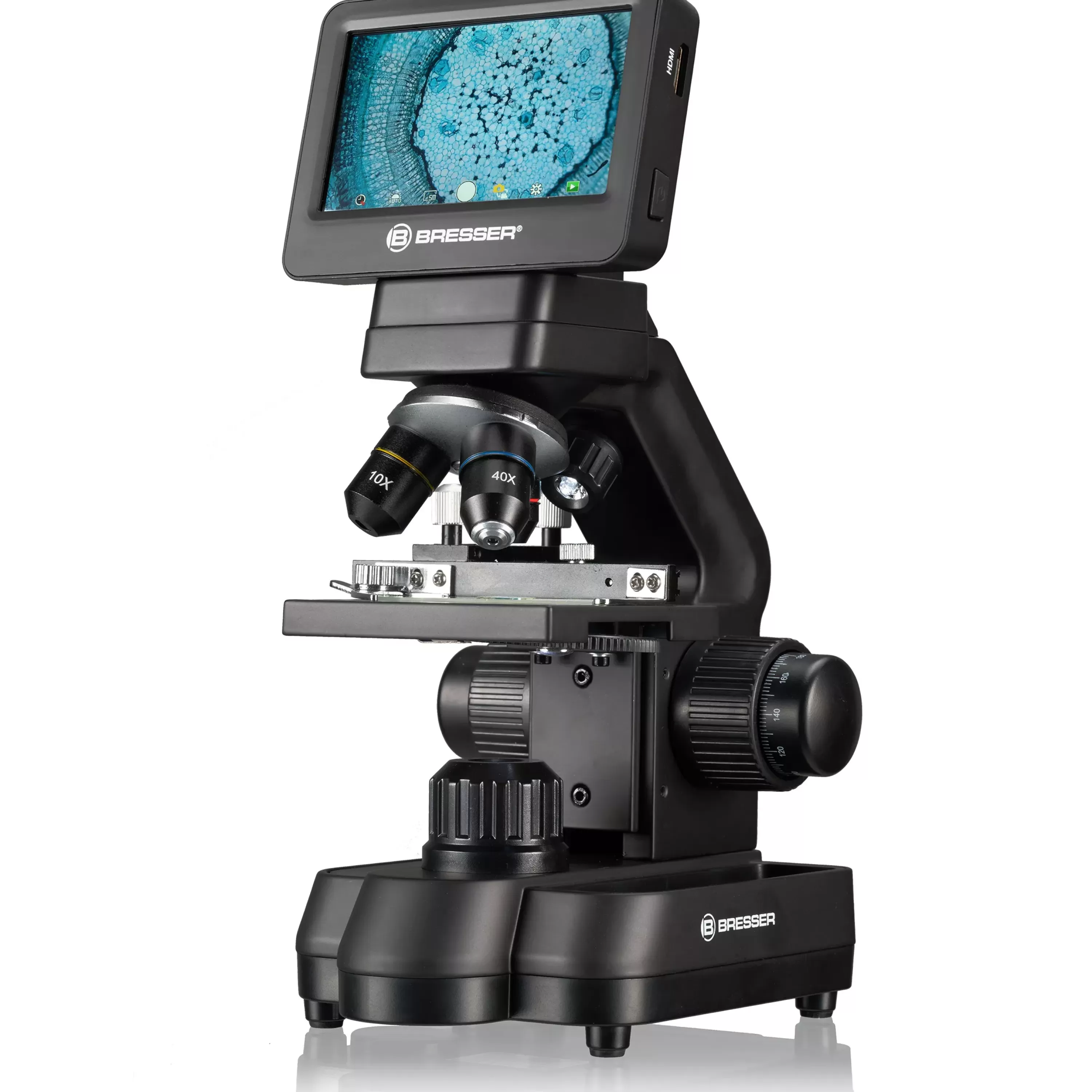 New Bresser Biolux Touch 5 MP HDMI Mikroskop für Schule und Hobby