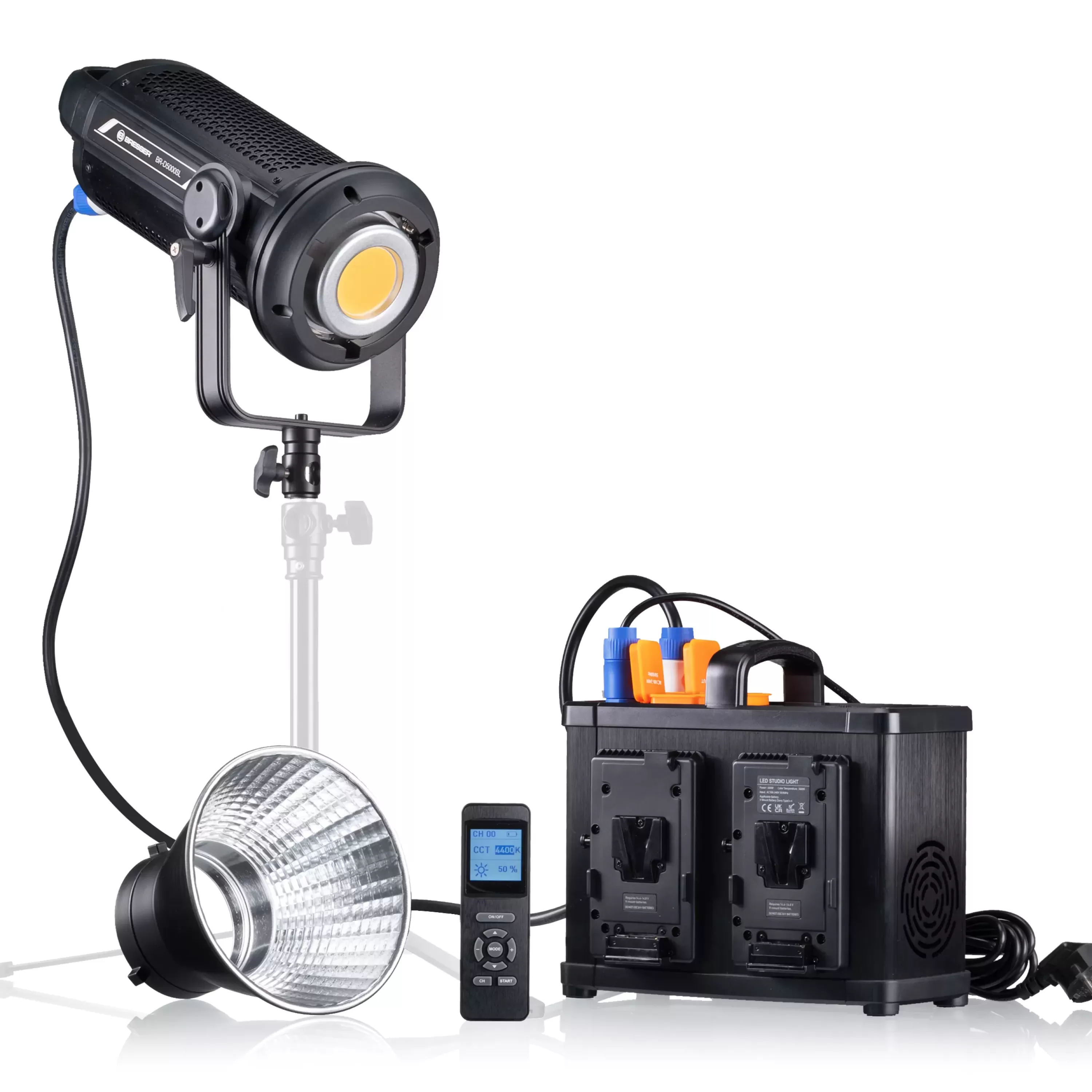 Flash Sale Bresser BR-D5000SL COB LED Studiolampe 500W mit Fernbedienung