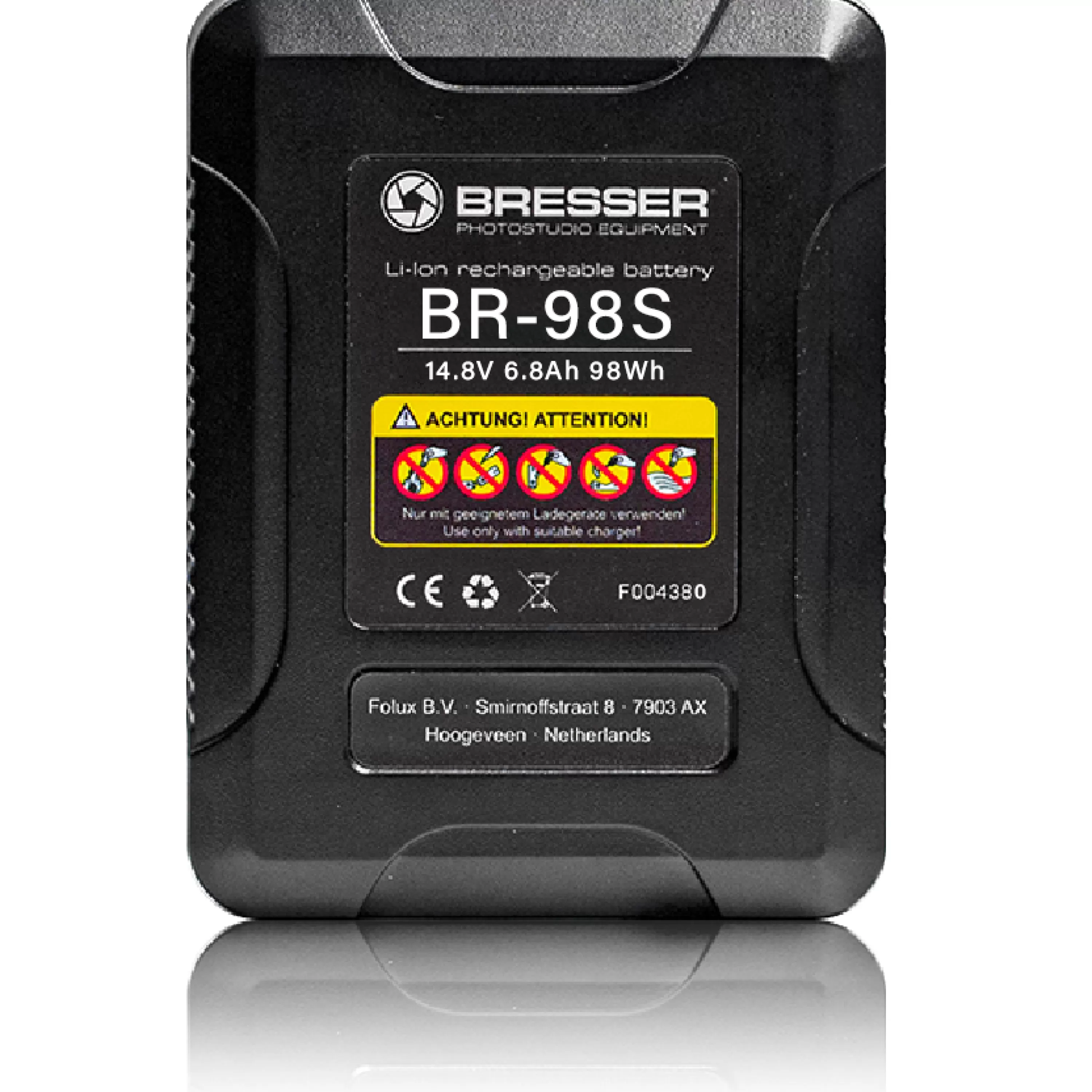 Sale Bresser BR-98S 6800 mAh V-Lock Akku Kompakt - 98Wh, 14.8V