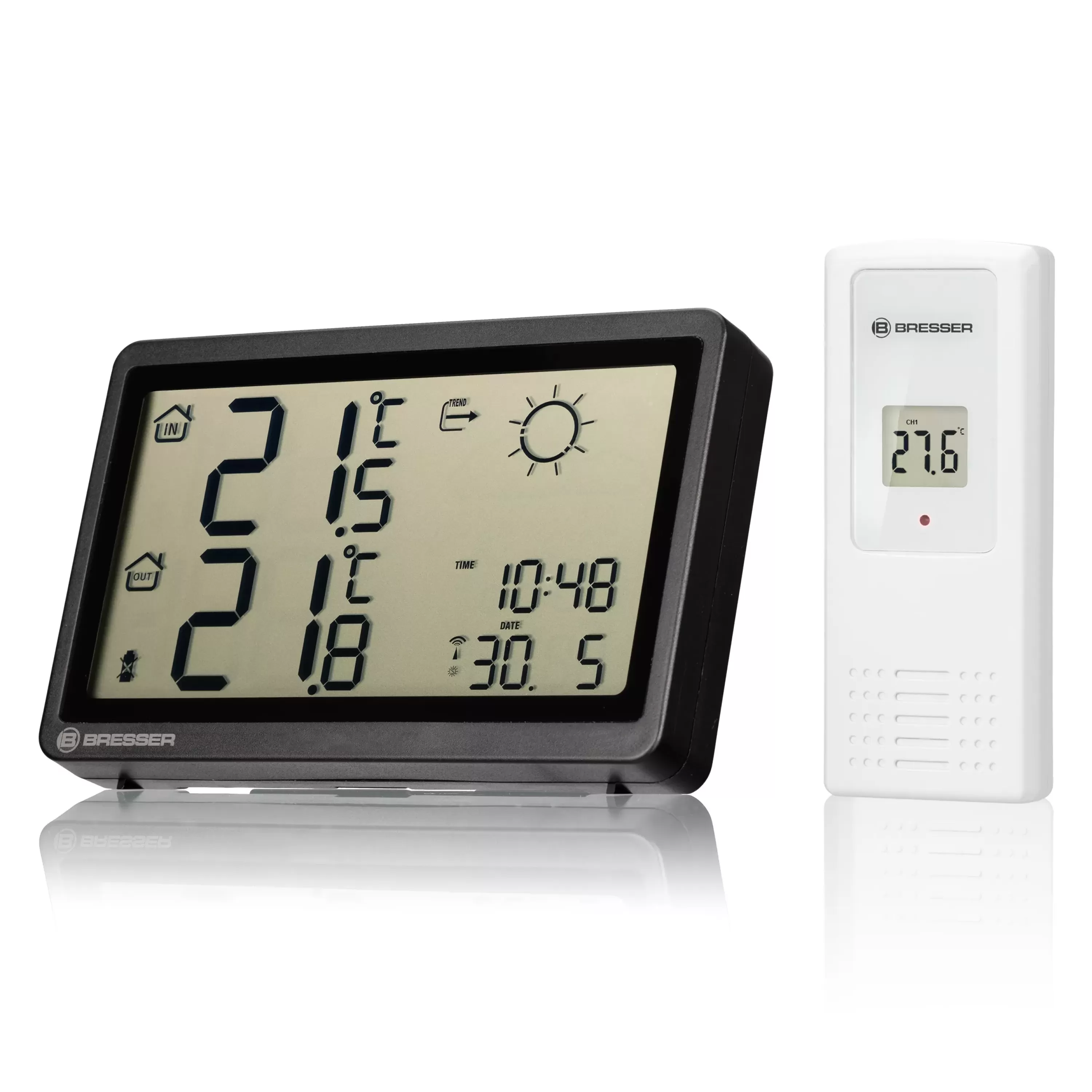 Cheap Bresser Funkwetterstation Meteo Temp HZ, schwarz