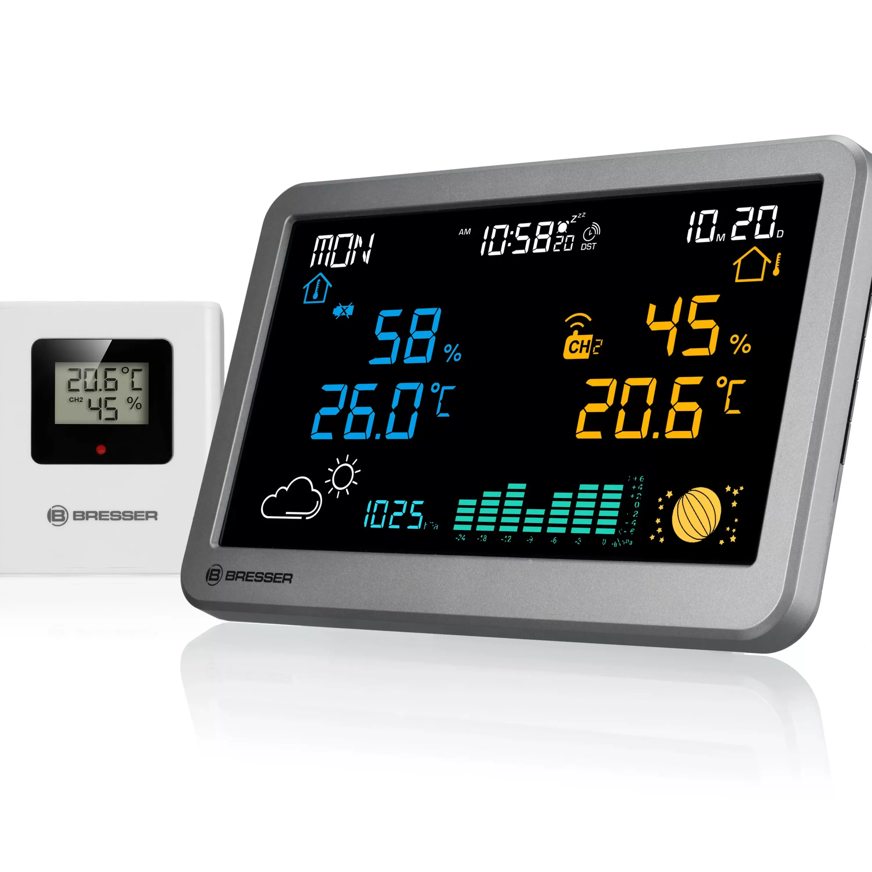 Clearance Bresser Funk-Wetterstation MeteoTemp TBH