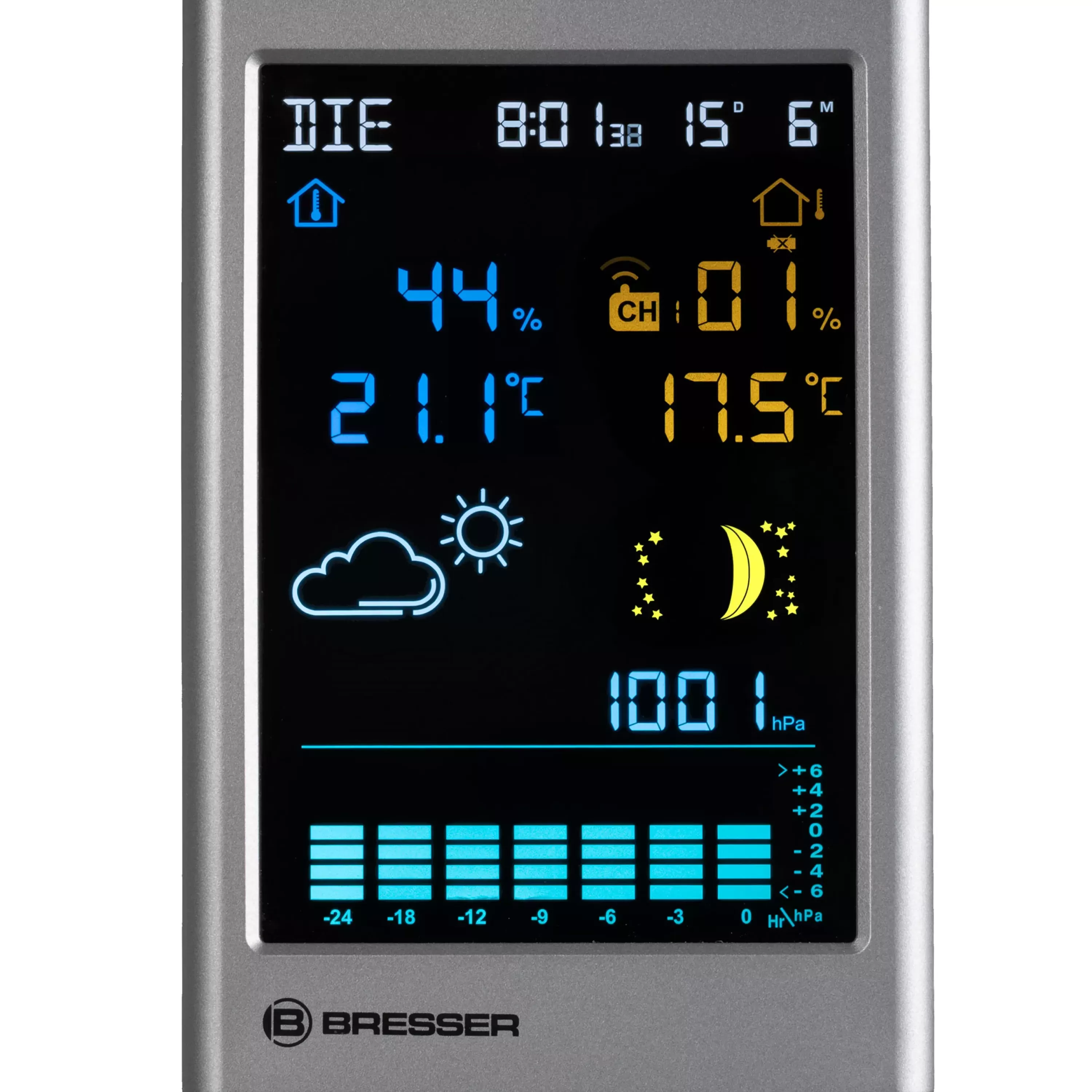 Best Bresser Funk-Wetterstation MeteoTemp TBV