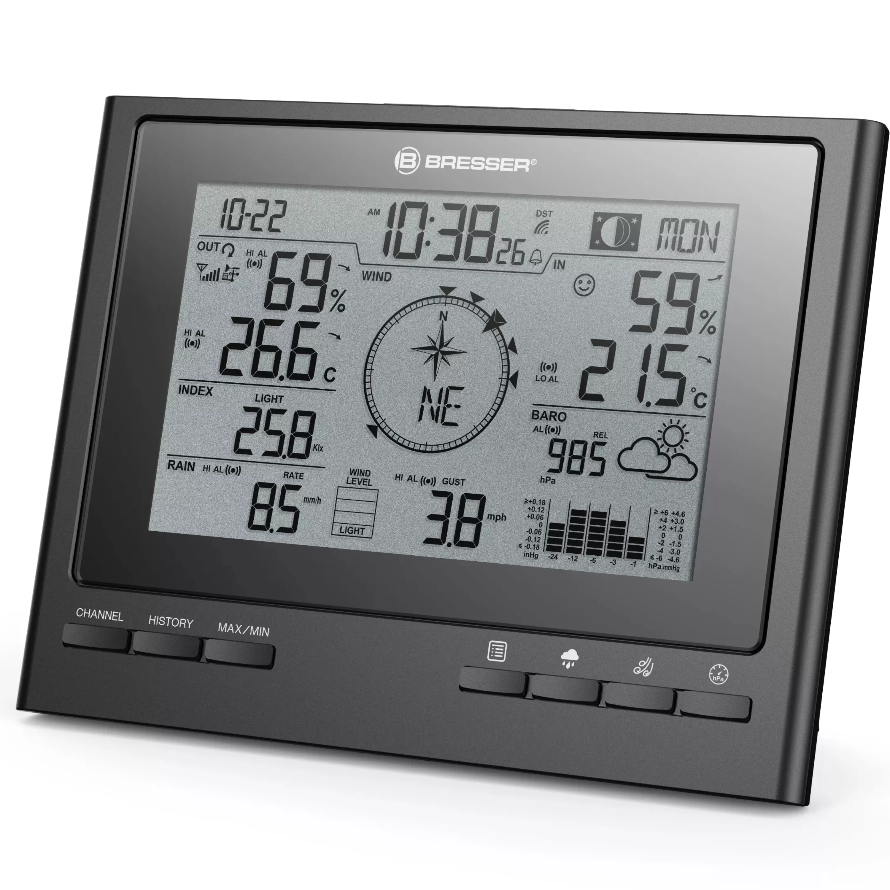 New Bresser 7-in-1 Exklusive ClimateScout Funk-Wetterstation