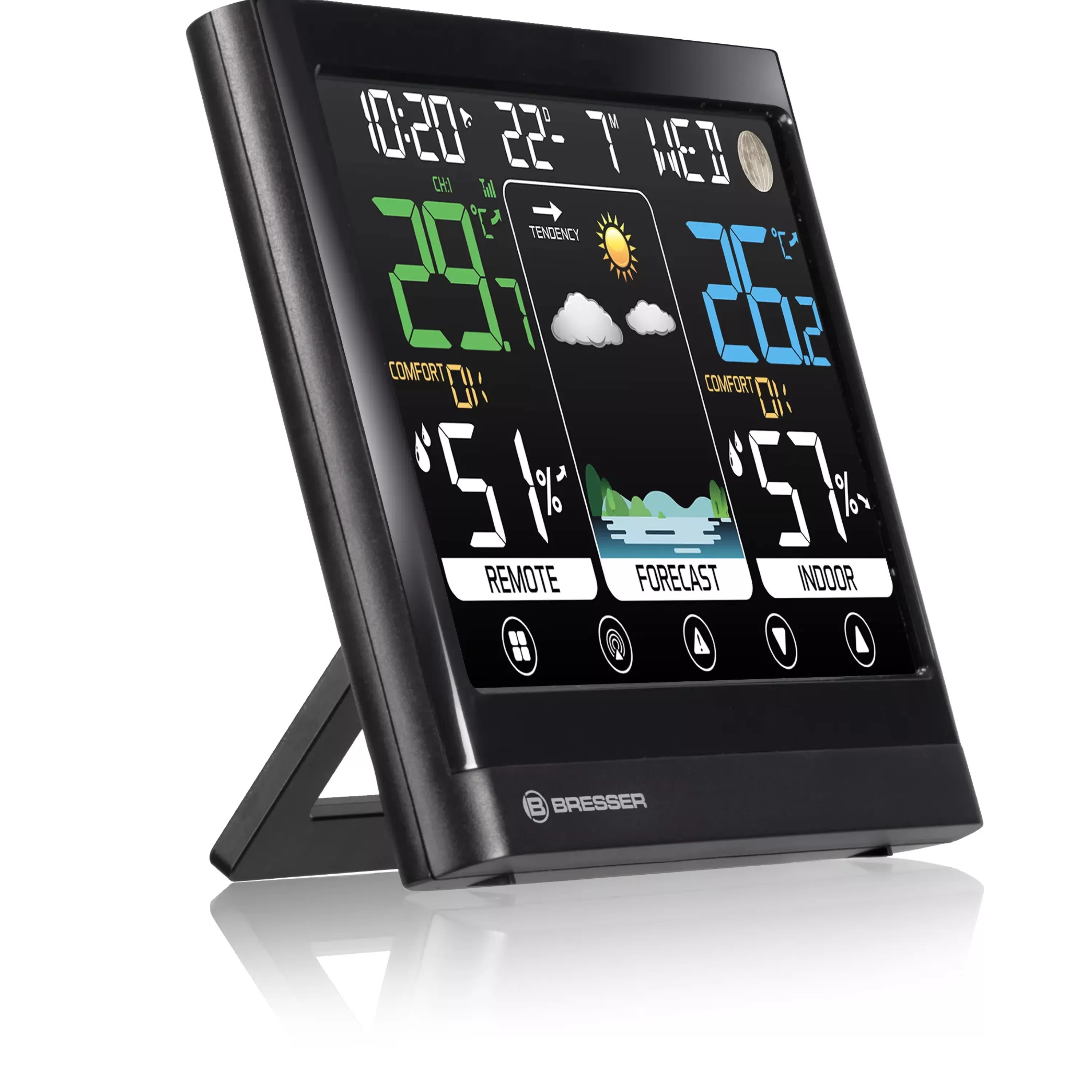 Cheap Bresser MeteoTemp BF Wetterstation mit Touch-Display