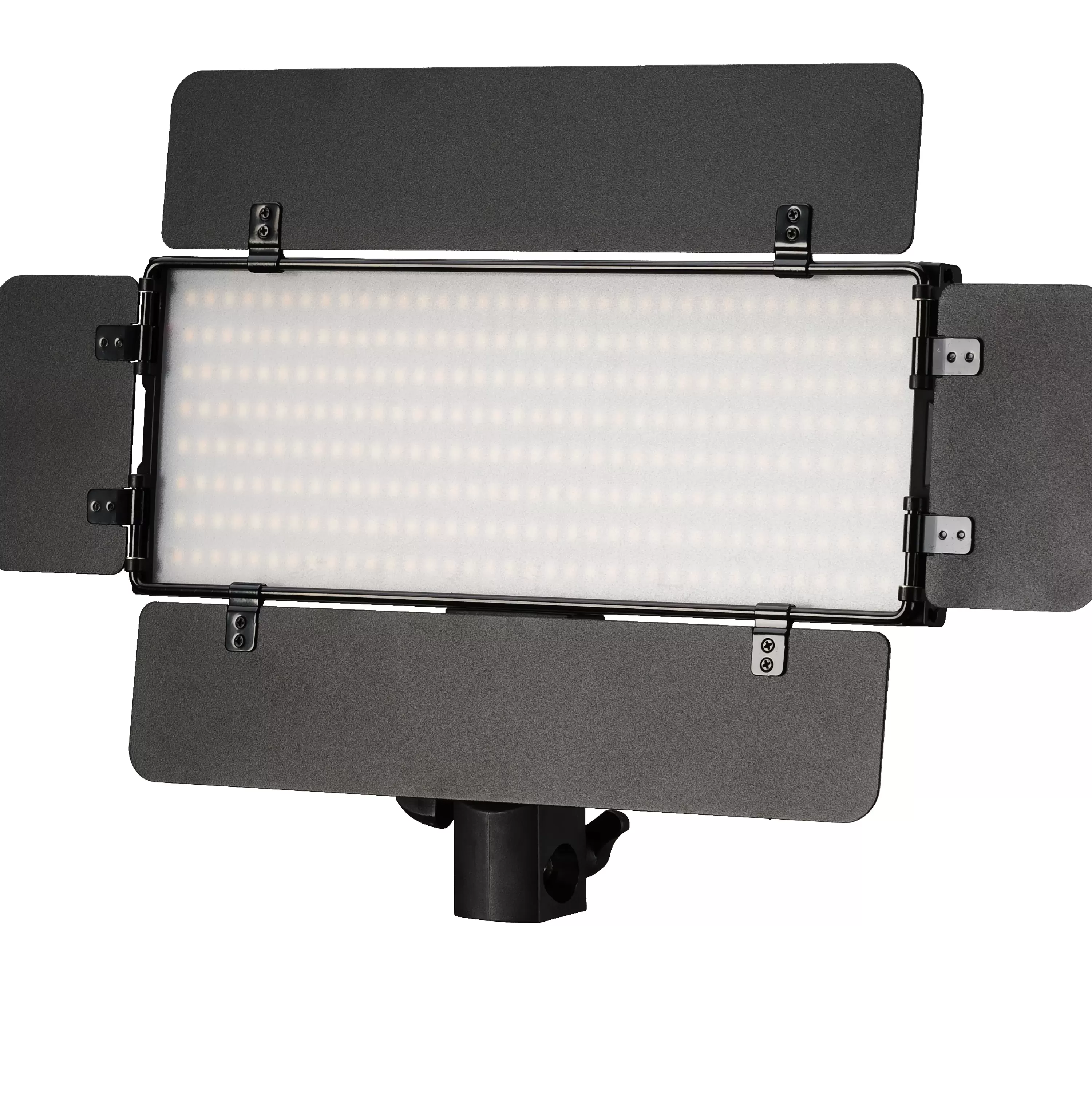 Best Bresser PT 30B-II LED Bi-Color Videoleuchten-Set mit Lichtklappen, Akkus, Netzteil, Fernbedienung und Tasche