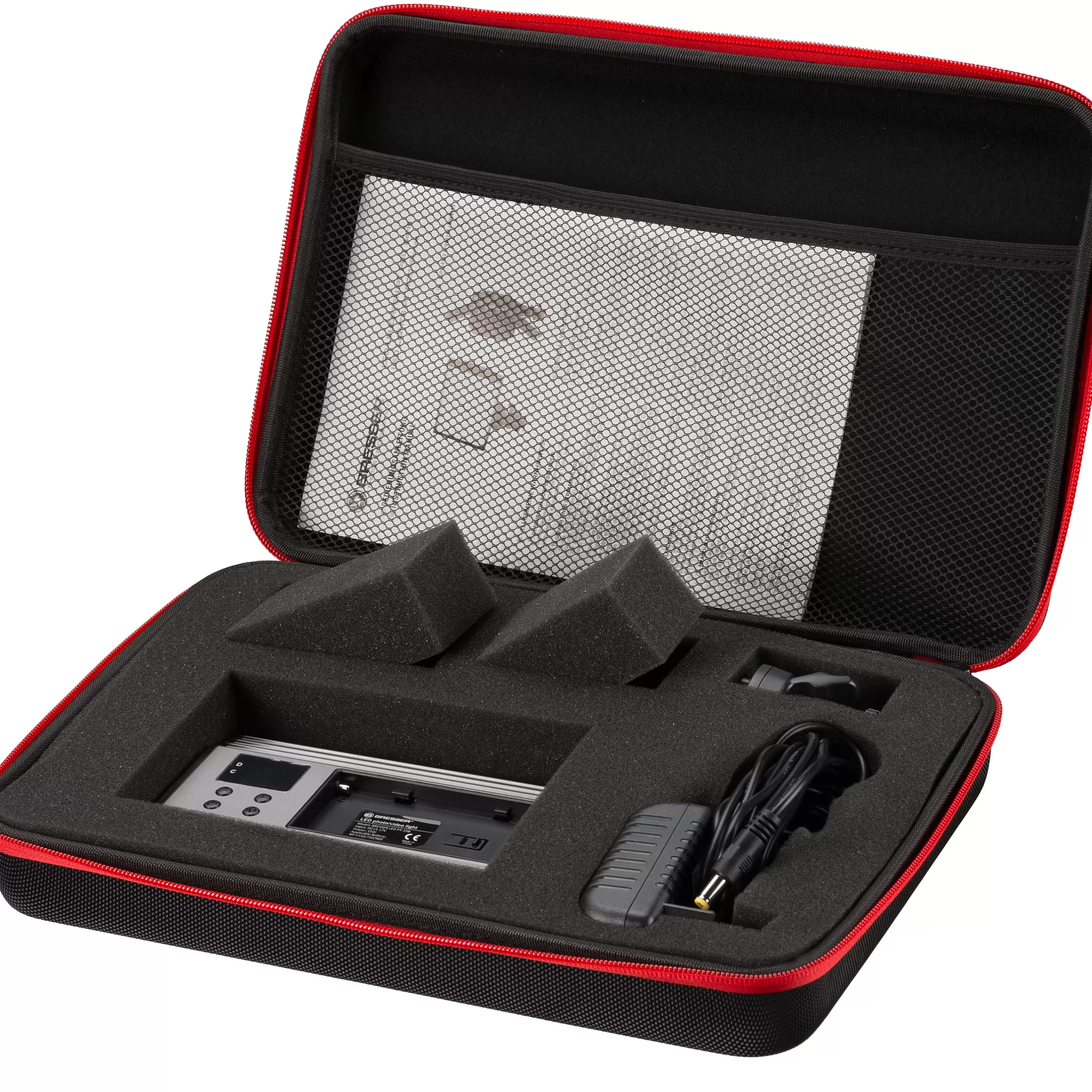 Store Bresser PT Pro 15B Bi-Color LED Videoleuchte mit Etui