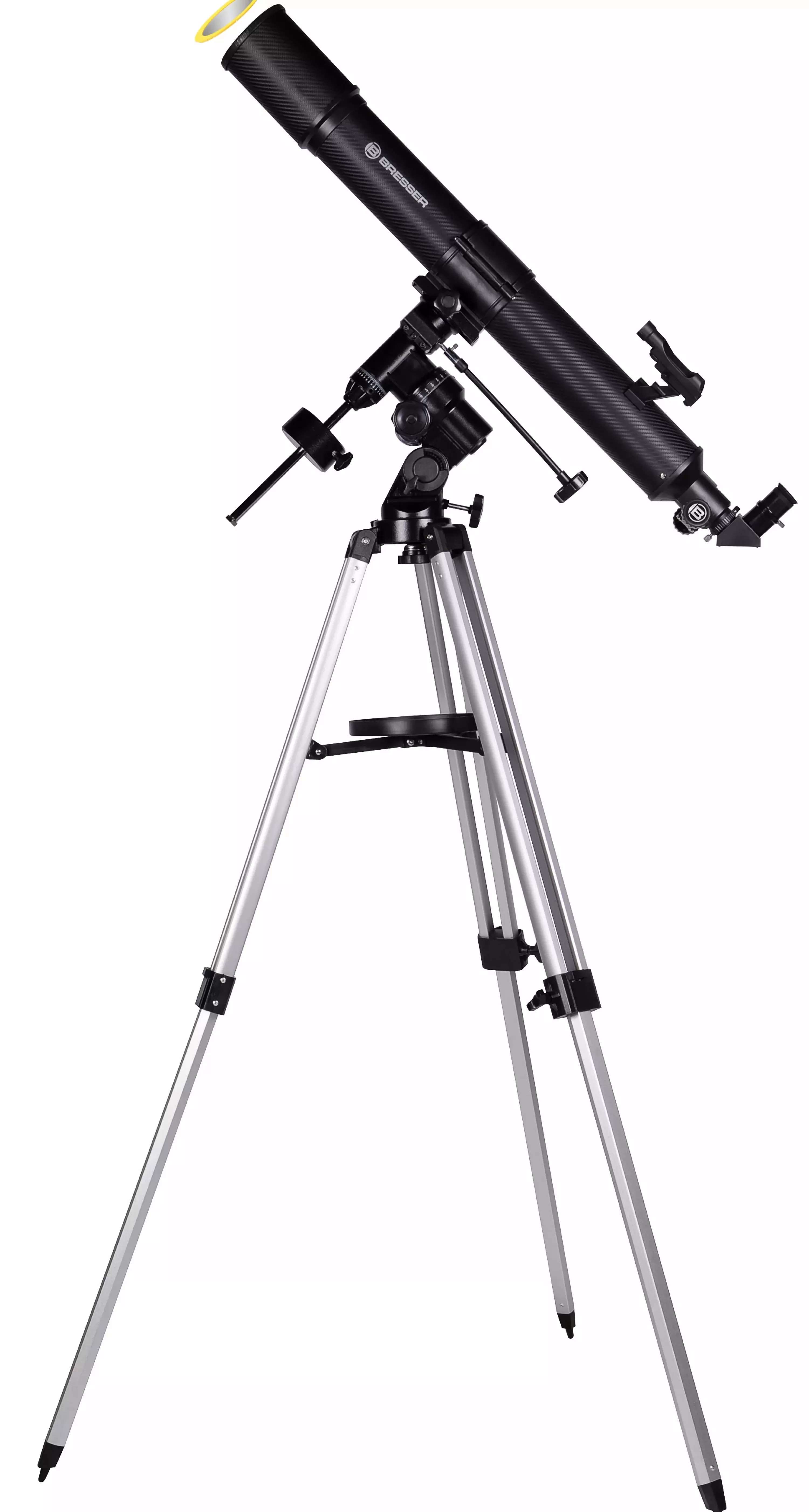 Flash Sale Bresser Quasar 80/900 EQ3 Linsenteleskop mit Smartphone-Adapter & Sonnenfilter