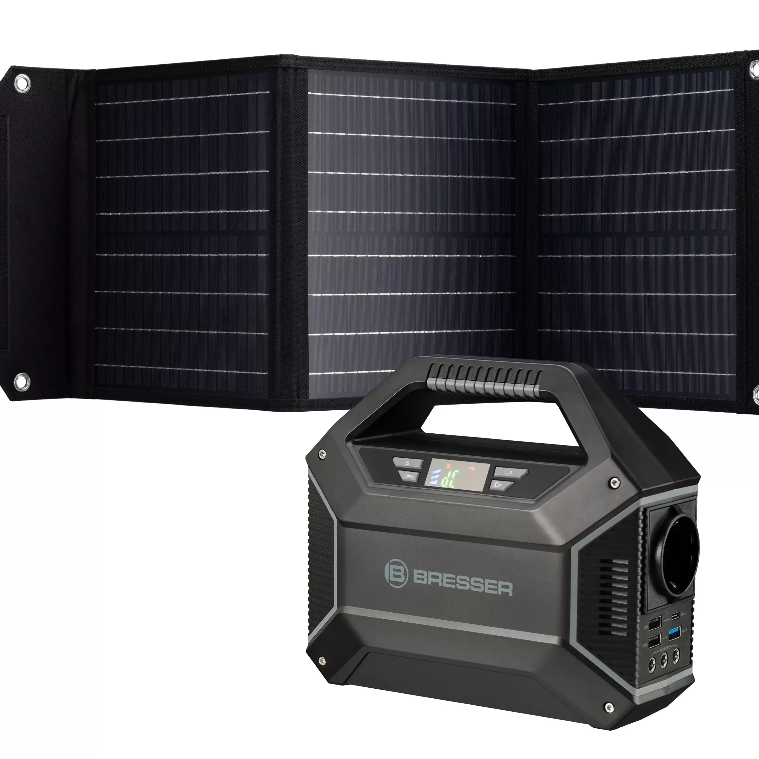 Flash Sale Bresser Set Mobile Power-Station 100 W + Solar-Panel 40 W