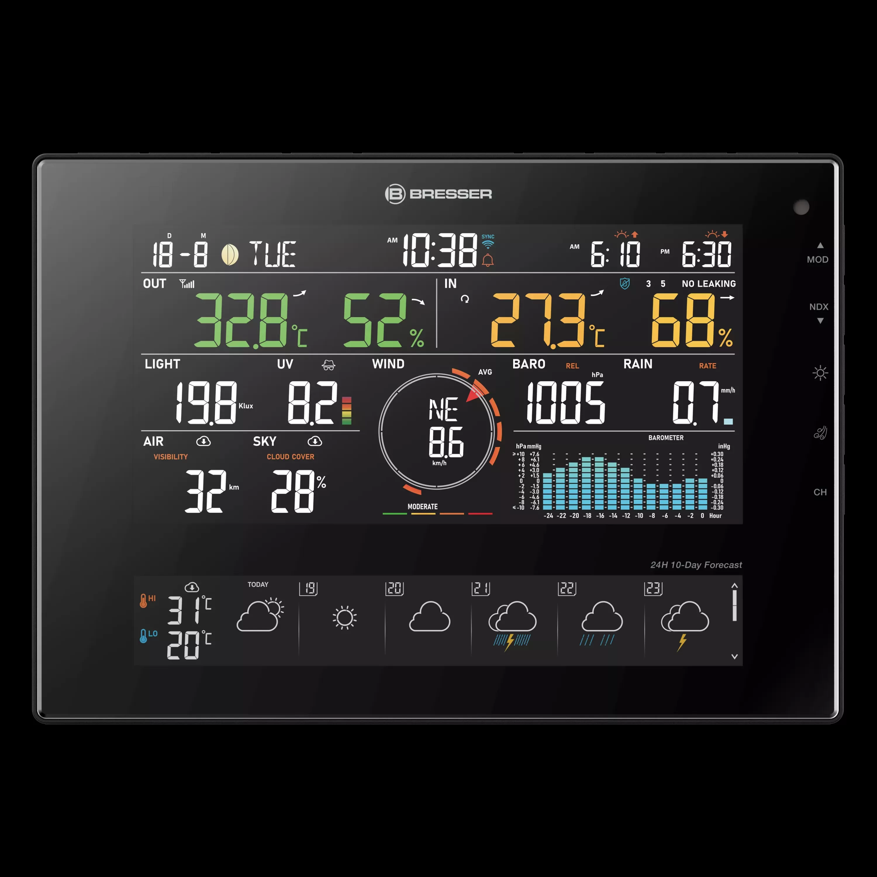 Cheap Bresser 11-Tage 4CAST CV WLAN-Wetterstation 7-in-1