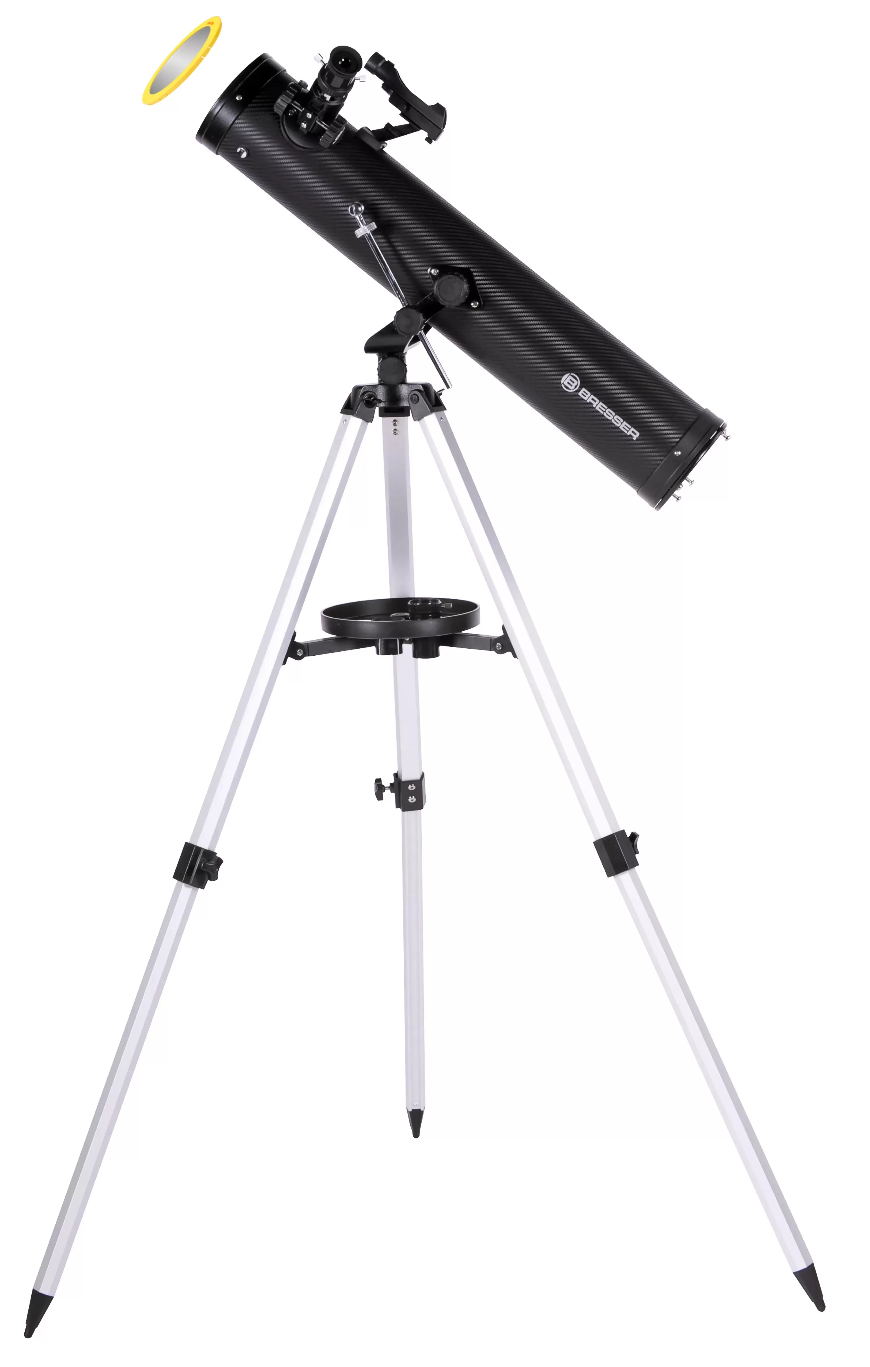 Online Bresser Venus 76/700 AZ Spiegelteleskop mit Smartphone-Adapter & Sonnenfilter