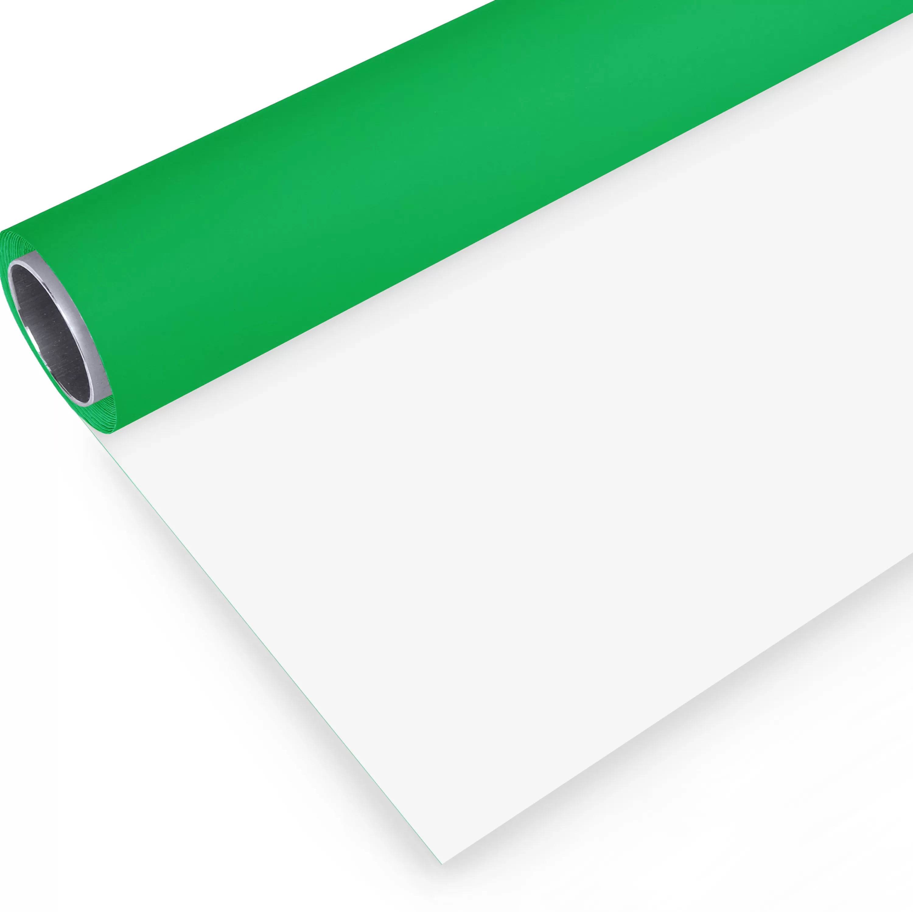 Store Bresser Vinyl Hintergrundrolle 2,00 x 6m Greenscreen /Weiß