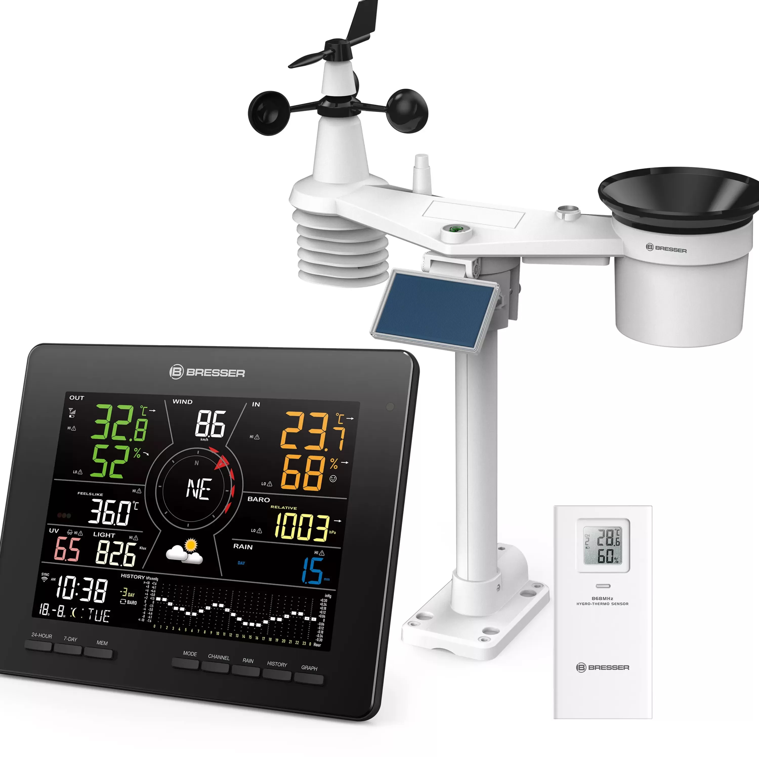 Store Bresser WLAN 4CAST MD Funk-Wetterstation 7-in-1