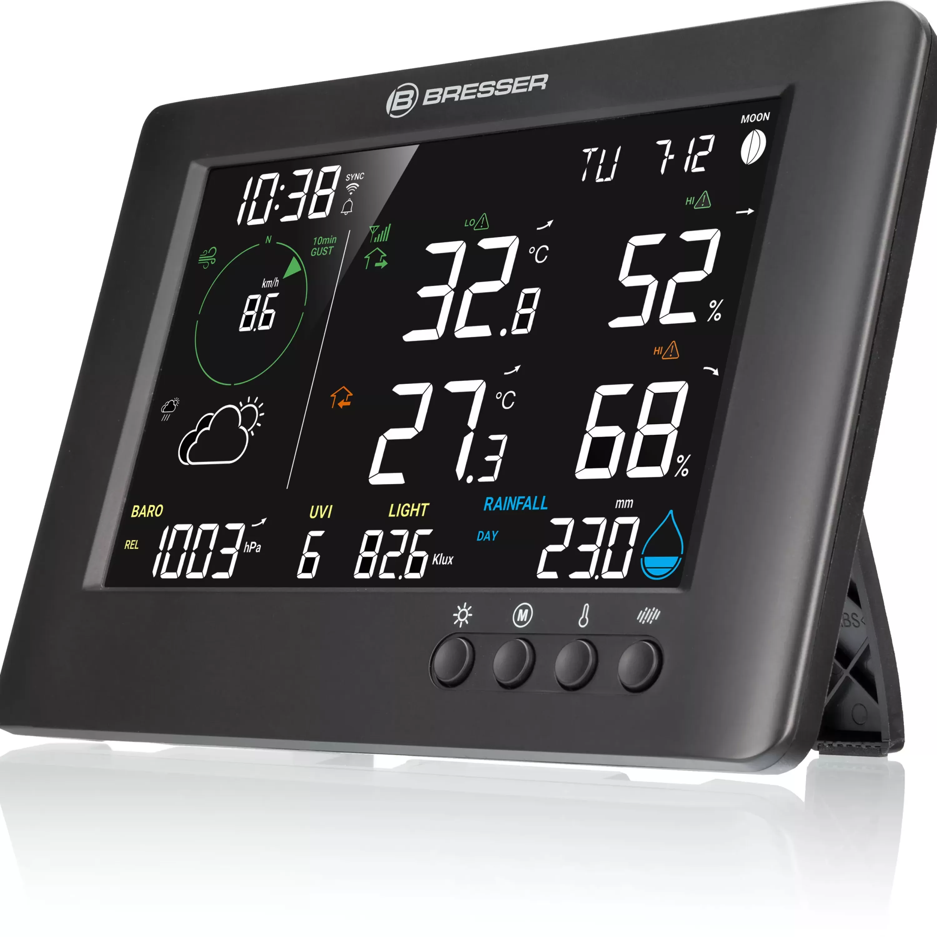 Outlet Bresser WLAN-7-in-1-Funk-Wetterstation TB