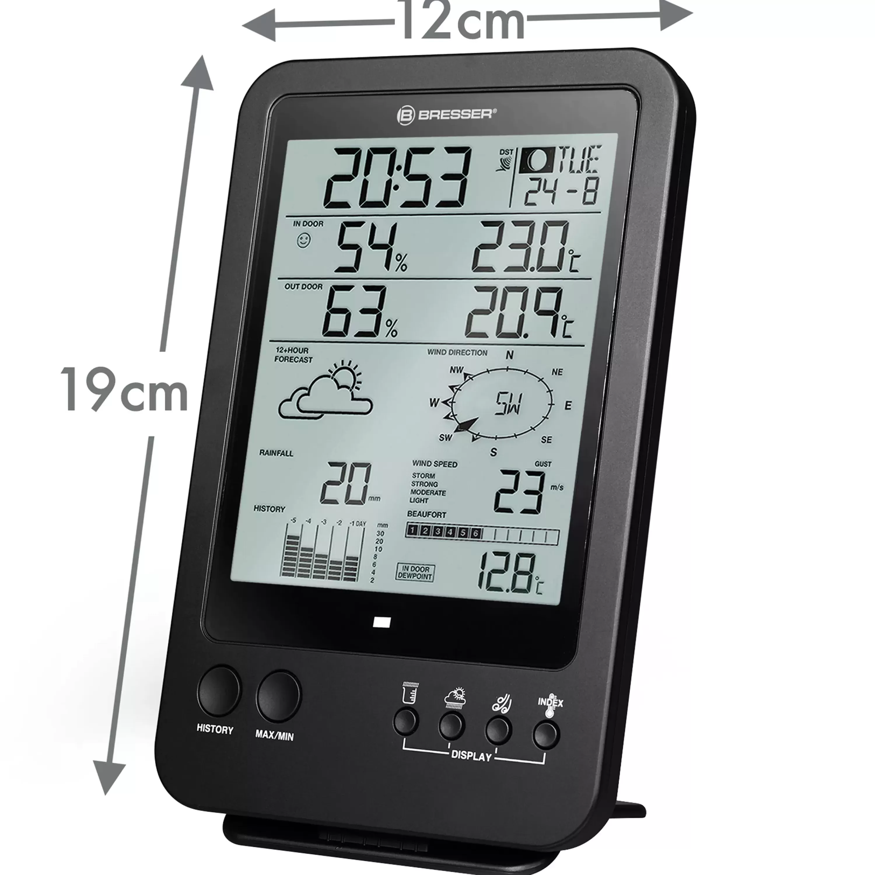 Discount Bresser zusätzliche / Ersatz-Basisstation für Wetterstation 7002510