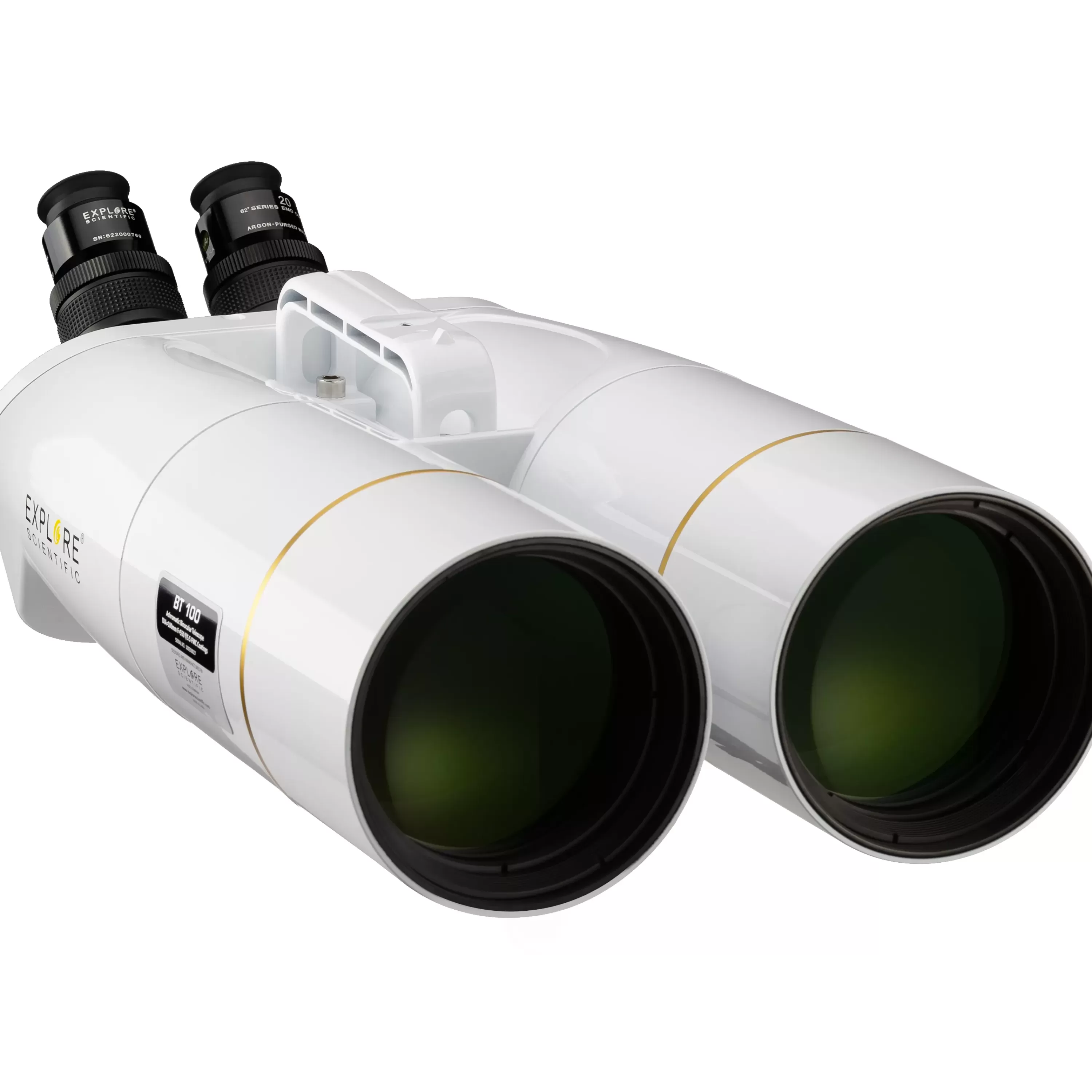 New Bresser EXPLORE SCIENTIFIC BT-100 SF Großfernglas mit 62 Grad LER Okularen 20mm