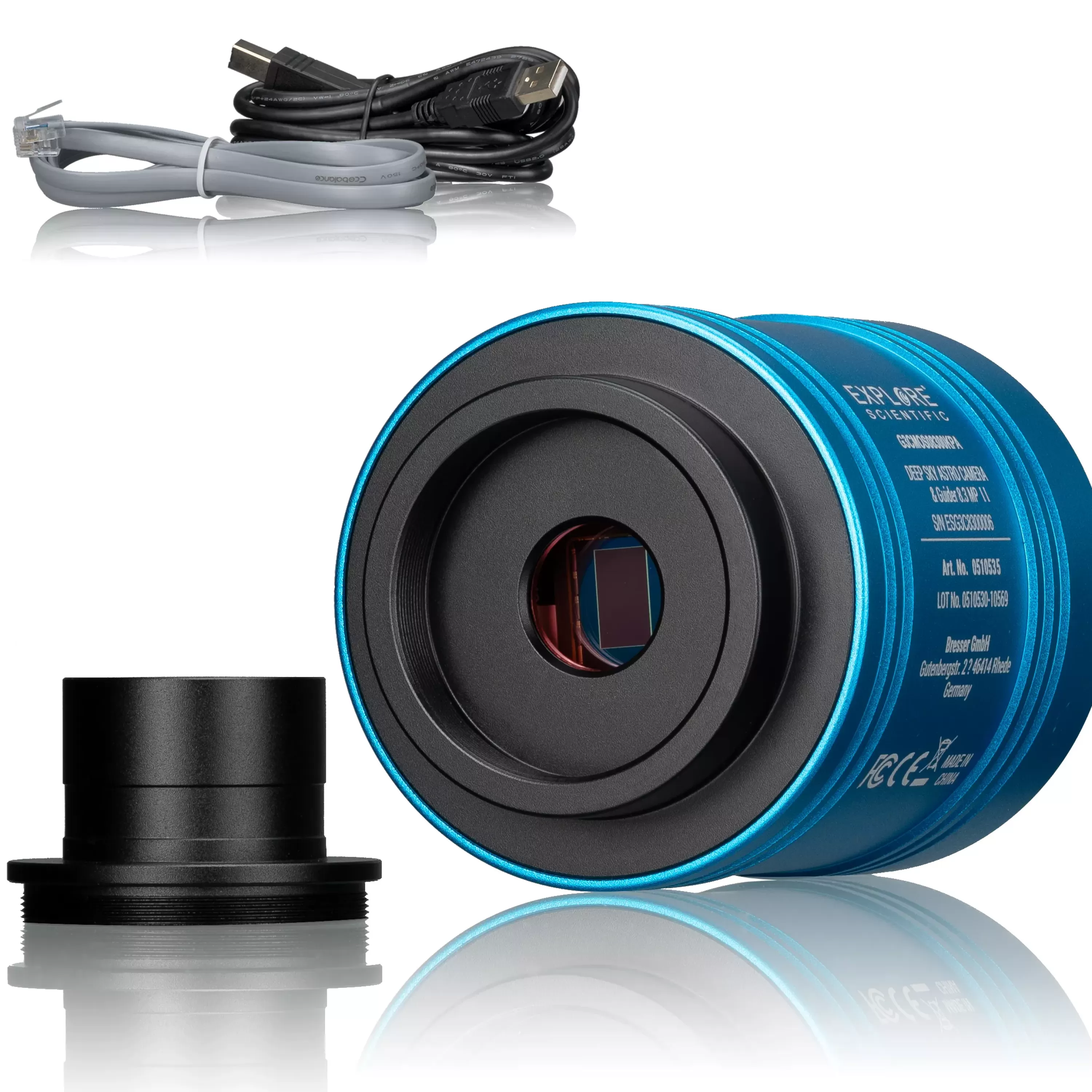 Store Bresser EXPLORE SCIENTIFIC 4K DEEP SKY ASTRO-Kamera & Guider 8,3 MP II