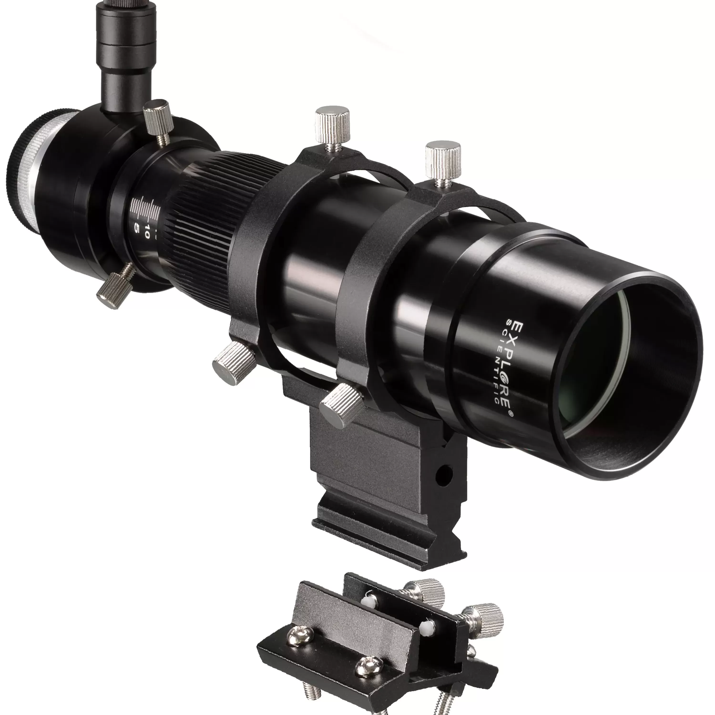 Clearance Bresser EXPLORE SCIENTIFIC 8x50 Sucher- und Leitfernrohr mit Helikalfokussierer, 1,25 Zoll- und T2-Anschluss