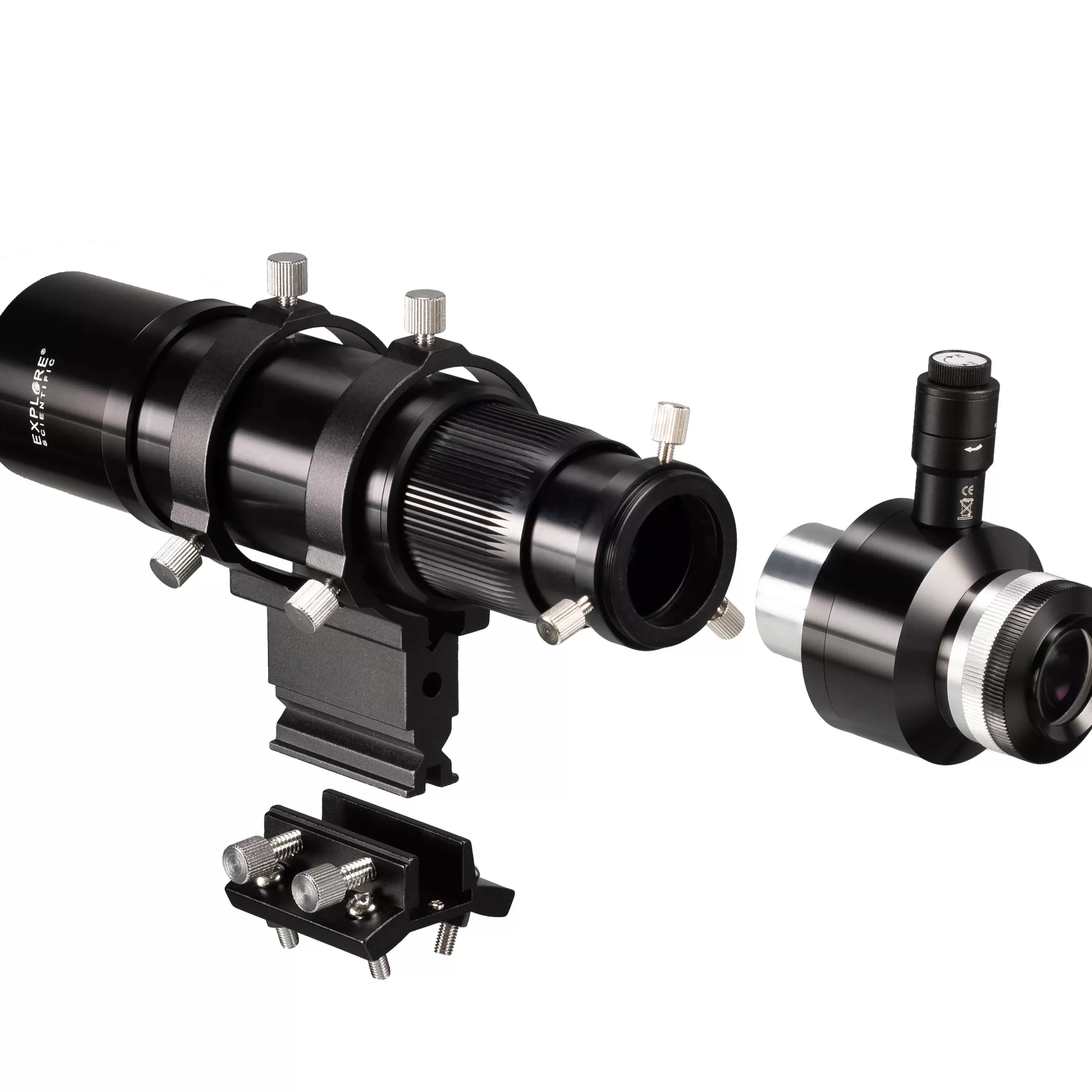 Clearance Bresser EXPLORE SCIENTIFIC 8x50 Sucher- und Leitfernrohr mit Helikalfokussierer, 1,25 Zoll- und T2-Anschluss