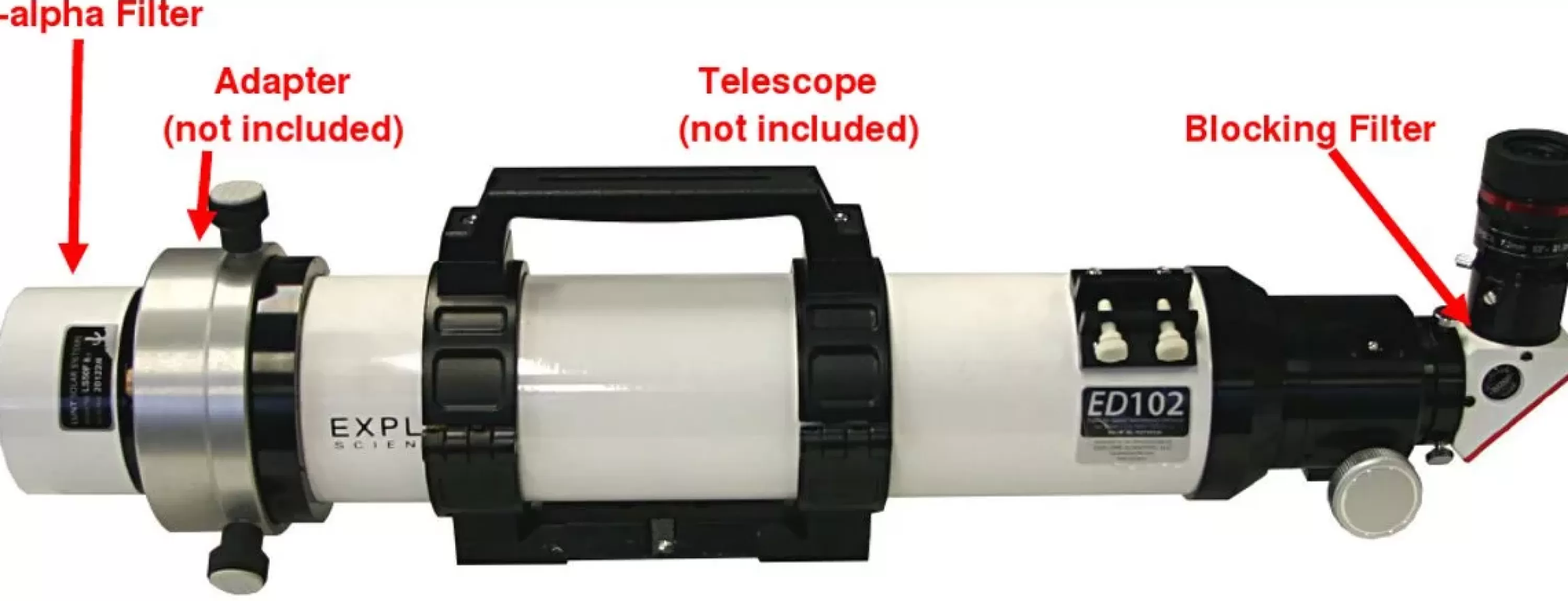 Best Sale Bresser LUNT LS50FHa/B1800d2 H-Alpha Sonnenfilter